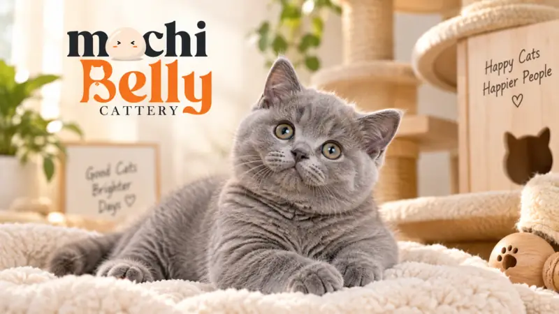 Blue British Shorthair kitten